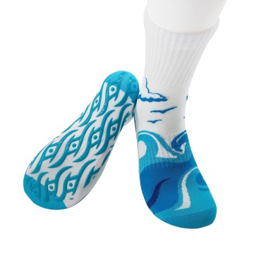 Factory Wholesale Water Park Socks Nylon Adult Aqua Grip Socks for Water Park