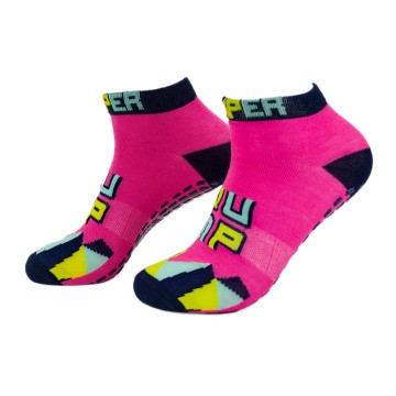 New Design Wholesale Bulk Crew Trampoline Socks for Trampoline Park