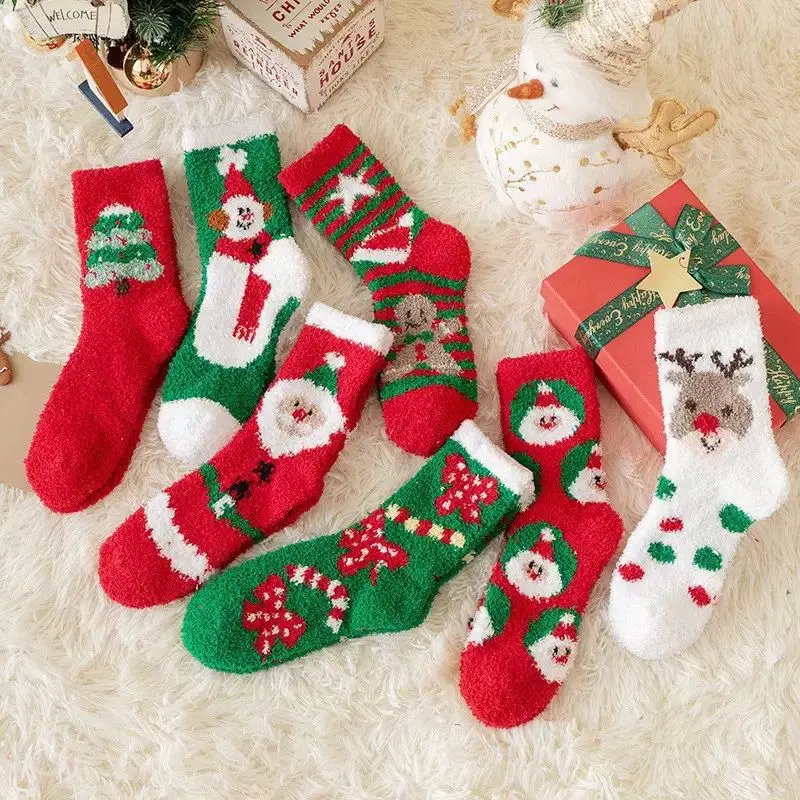 Wholesale Good Quality Christmas Promotion Gift Socks Festival Socks