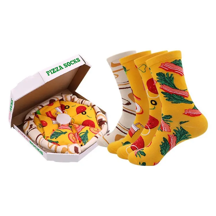 Wholesale Pizza Gift Socks – Fun, Comfortable and Soft Novelty Socks for Food Lovers & Promotional Events
