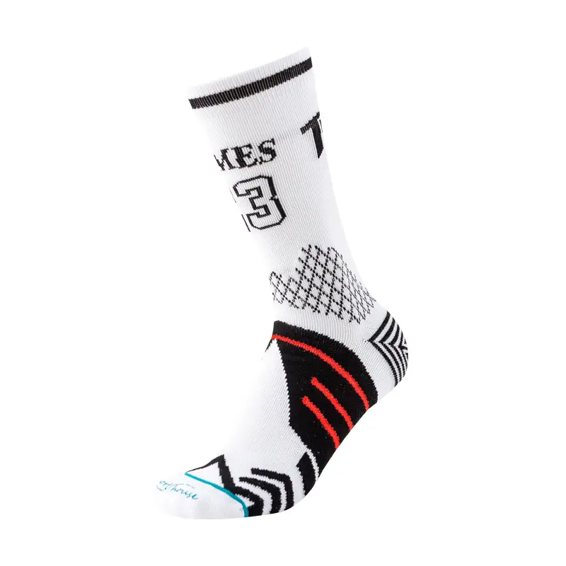 Custom Logo Basketball Elite Socks Cotton Terry Basketball Socks for Team Training