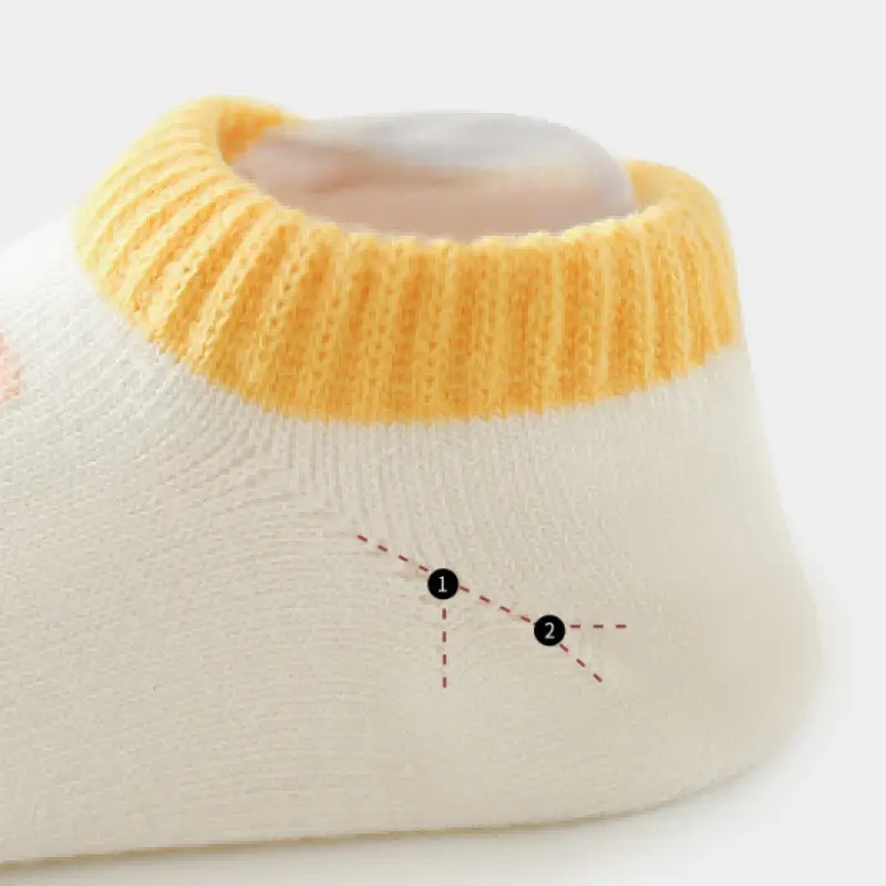 High-Quality Factory Colorful Soft Baby Socks Anti-slip Comfortable Kids Socks Cotton Ankle Socks Manufacturers, Supplier