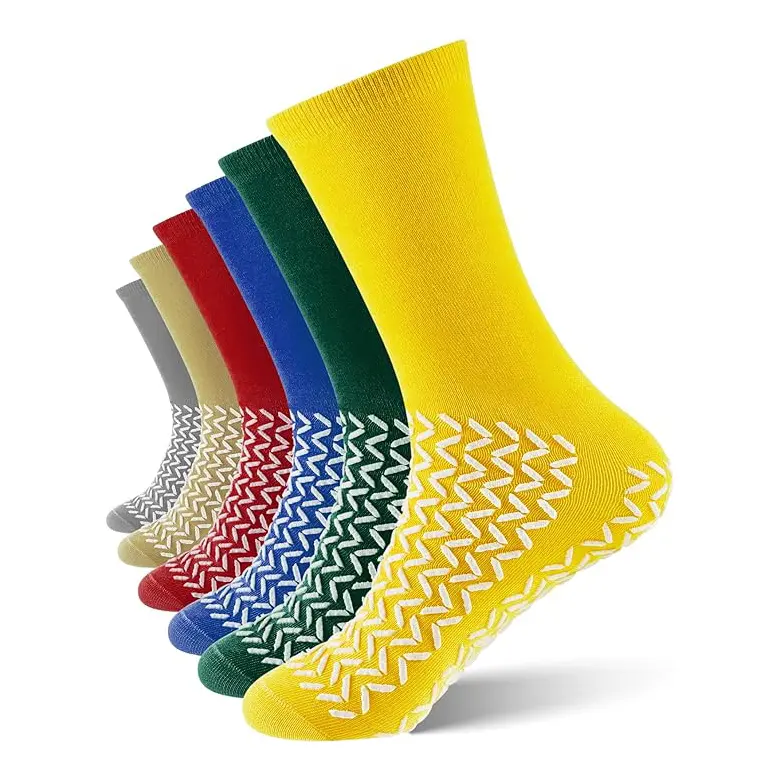 Wholesale non slip socks hospital custom grip socks for medical