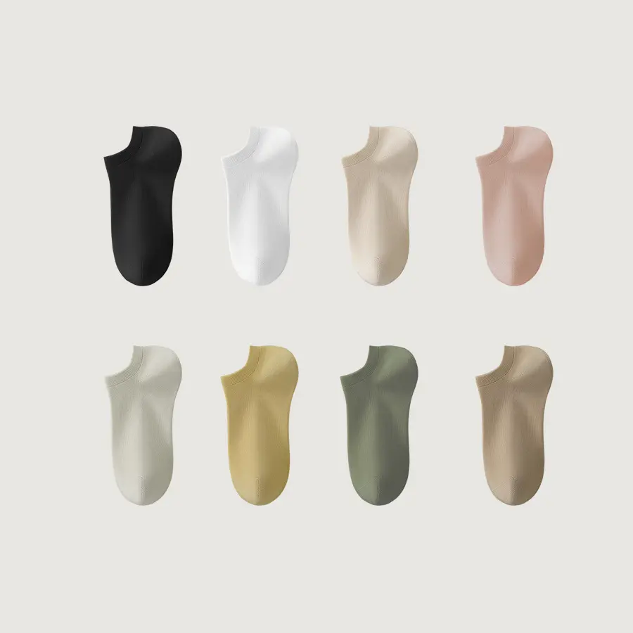 High-Quality Factory Custom Logo Color Ankle Socks Daily Socks Manufacturer, Factories