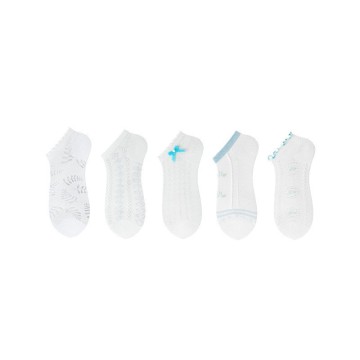 Wholesale Custom Cotton Flower Ankle Socks Low Cut Socks