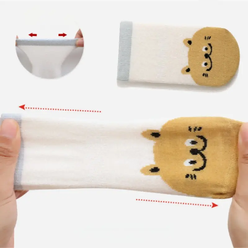 Wholesale Factory Price Baby Socks Floor Grip Mid-tube Socks with Cartoon Character for Kids in Fall Supplier, Factory