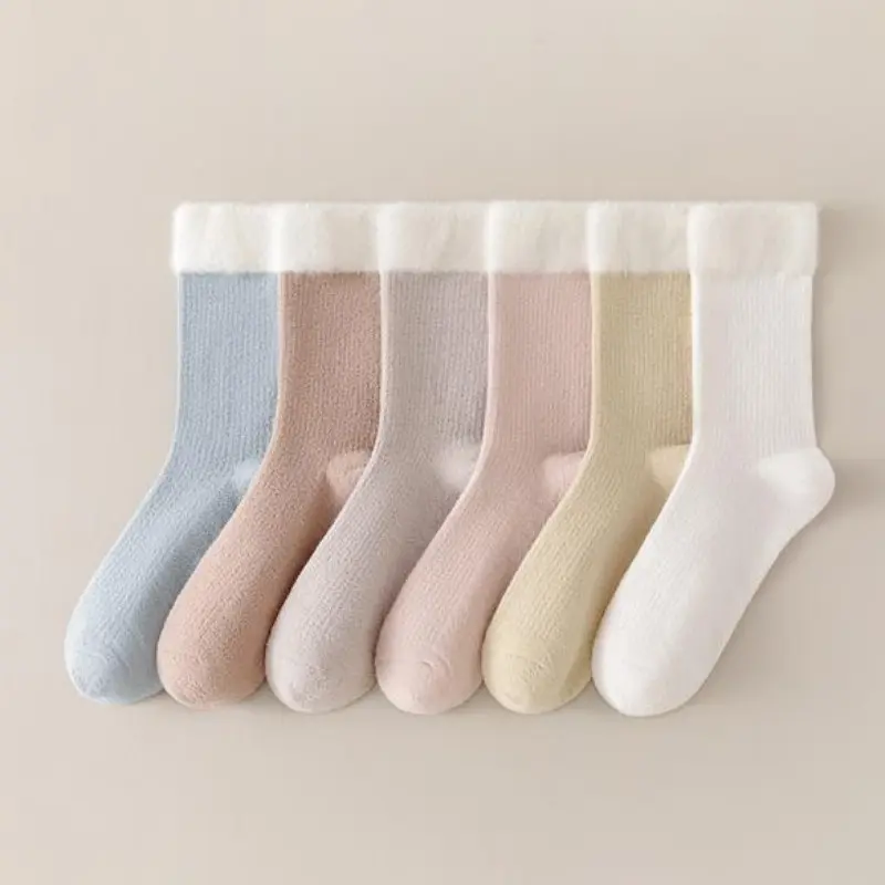 Custom Factory Cozy Women Crew Socks Thermal Socks for Winter