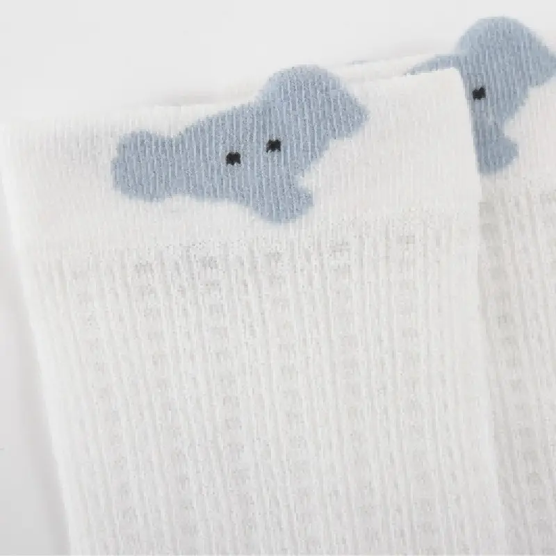 Custom Baby Socks Long Tube Breathable Seamless Kids socks in Spring/Summer