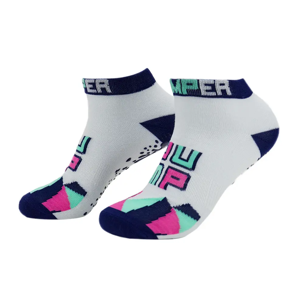 Wholesale Manufacturer Unisex Crew Trampoline Socks Grip Socks