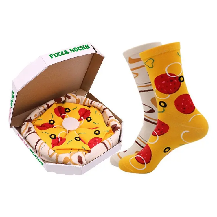 Wholesale Pizza Gift Socks – Fun, Comfortable and Soft Novelty Socks for Food Lovers & Promotional Events