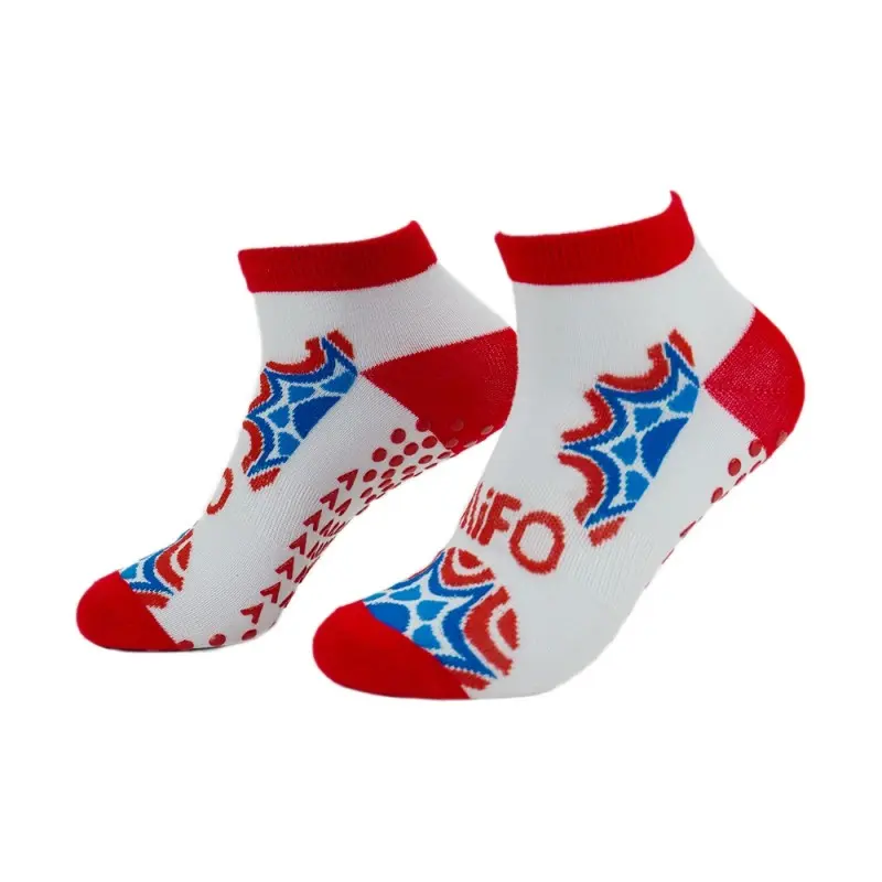 Custom High Quality Custom Grip Trampoline Socks Free Samples Factory OEM Sport Anti-slip Trampoline Socks Suppliers, Factory