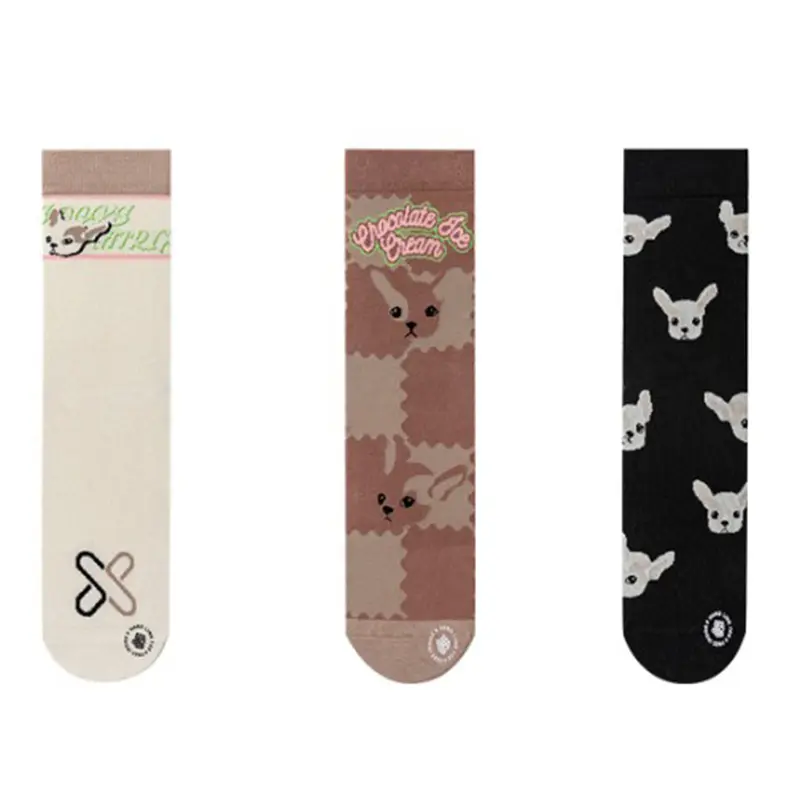 Wholesale High Quality Design Logo 360 Digital Printing Vintage Crew Socks Manufacturers, Suppliers