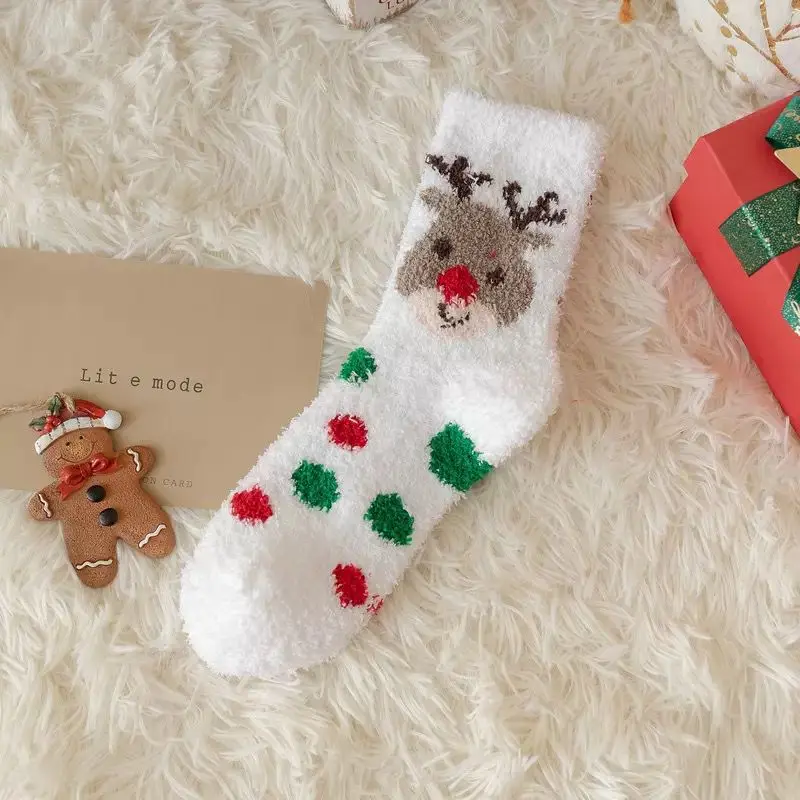 Wholesale Good Quality Christmas Promotion Gift Socks Festival Socks