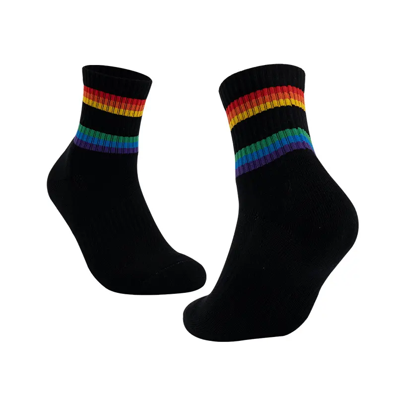 Wholesale OEM Cotton Terry Badminton Socks Sport Socks Men for Badminton