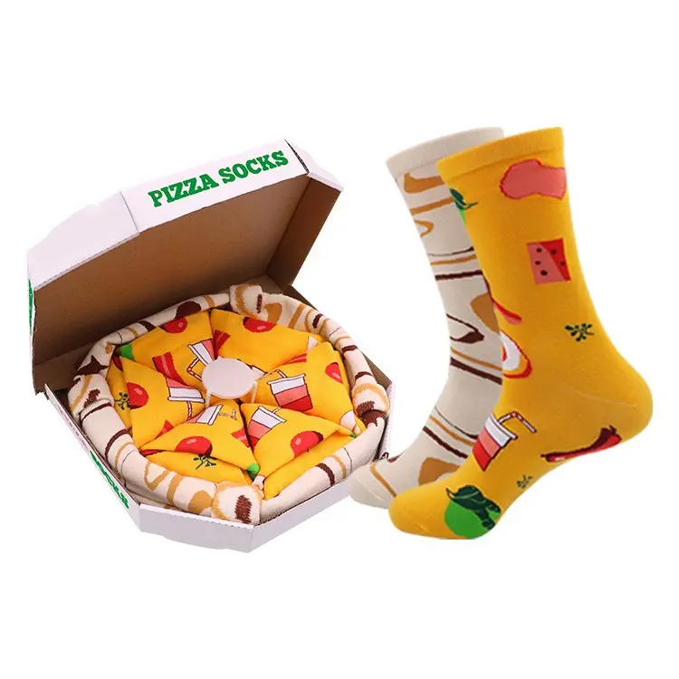 Wholesale Pizza Gift Socks – Fun, Comfortable and Soft Novelty Socks for Food Lovers & Promotional Events