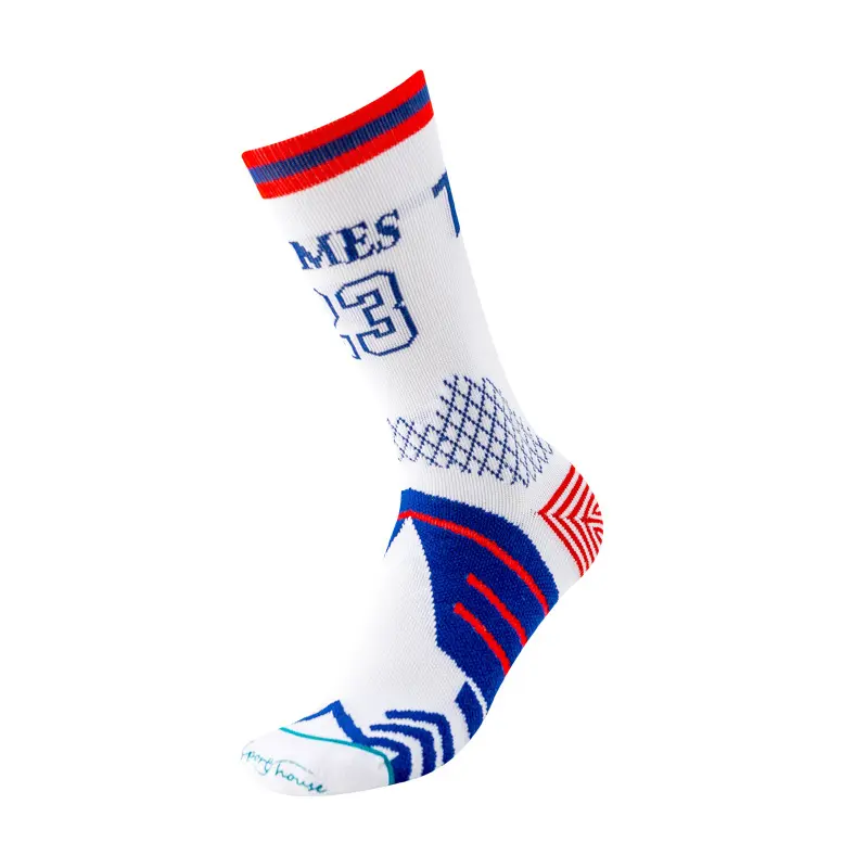 Custom Logo Basketball Elite Socks Cotton Terry Basketball Socks for Team Training