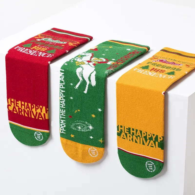 Wholesale Bulk Wholesale High Quality Cozy Thick Christmas Festival Crew Socks Supplier, Factory