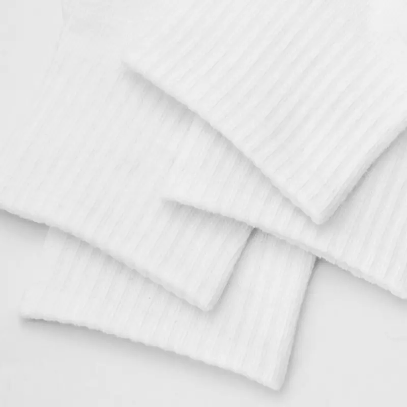 Custom Solid Color Knitted Sweat-Absorbing Soft Disposable Socks Wholesale Cheap Factory Custom Try on Use Socks for Spring Summer Supplier, Factories