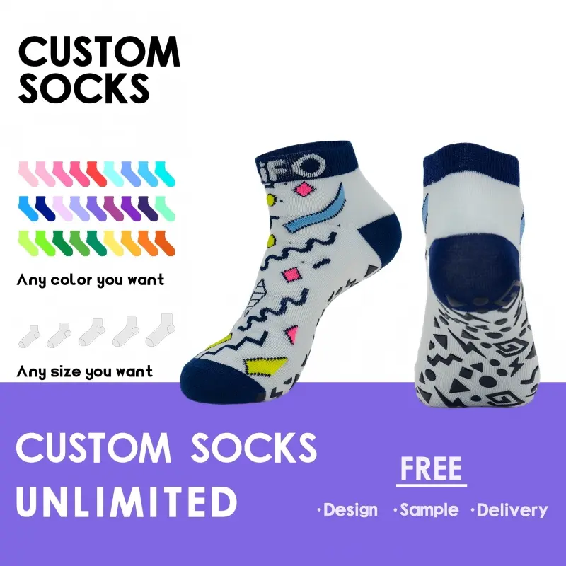 Wholesale OEM Custom Trampoline Socks Factory Anti-Slip Playground Trampoline Socks for Indoor Sports Manufacturers, Supplier