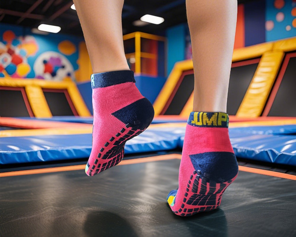Anti-slip trampoline socks craftsmanship