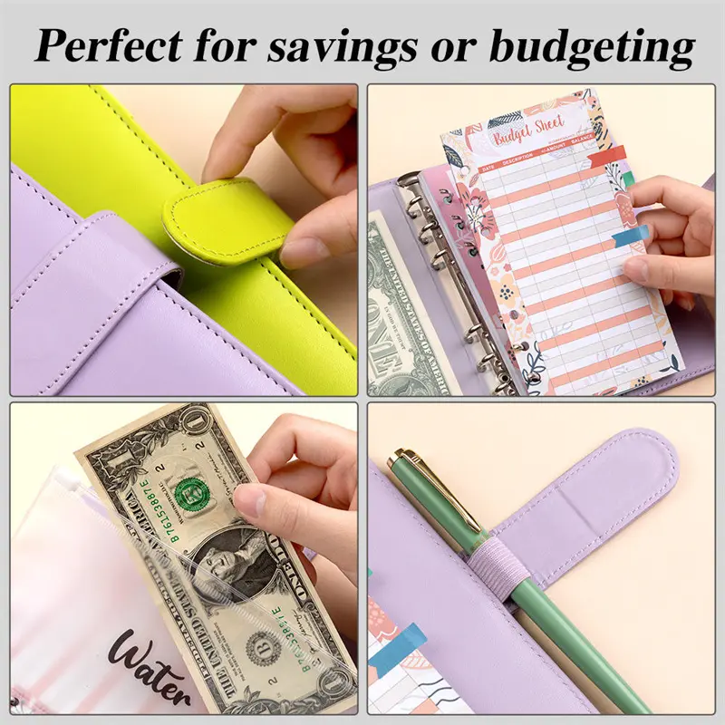 Custom A6 PU Leather Loose-leaf Notebook