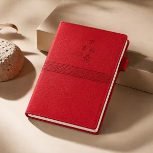 Wholesale Custom A5 Chinese-Inspired PU Hardcover Notebook