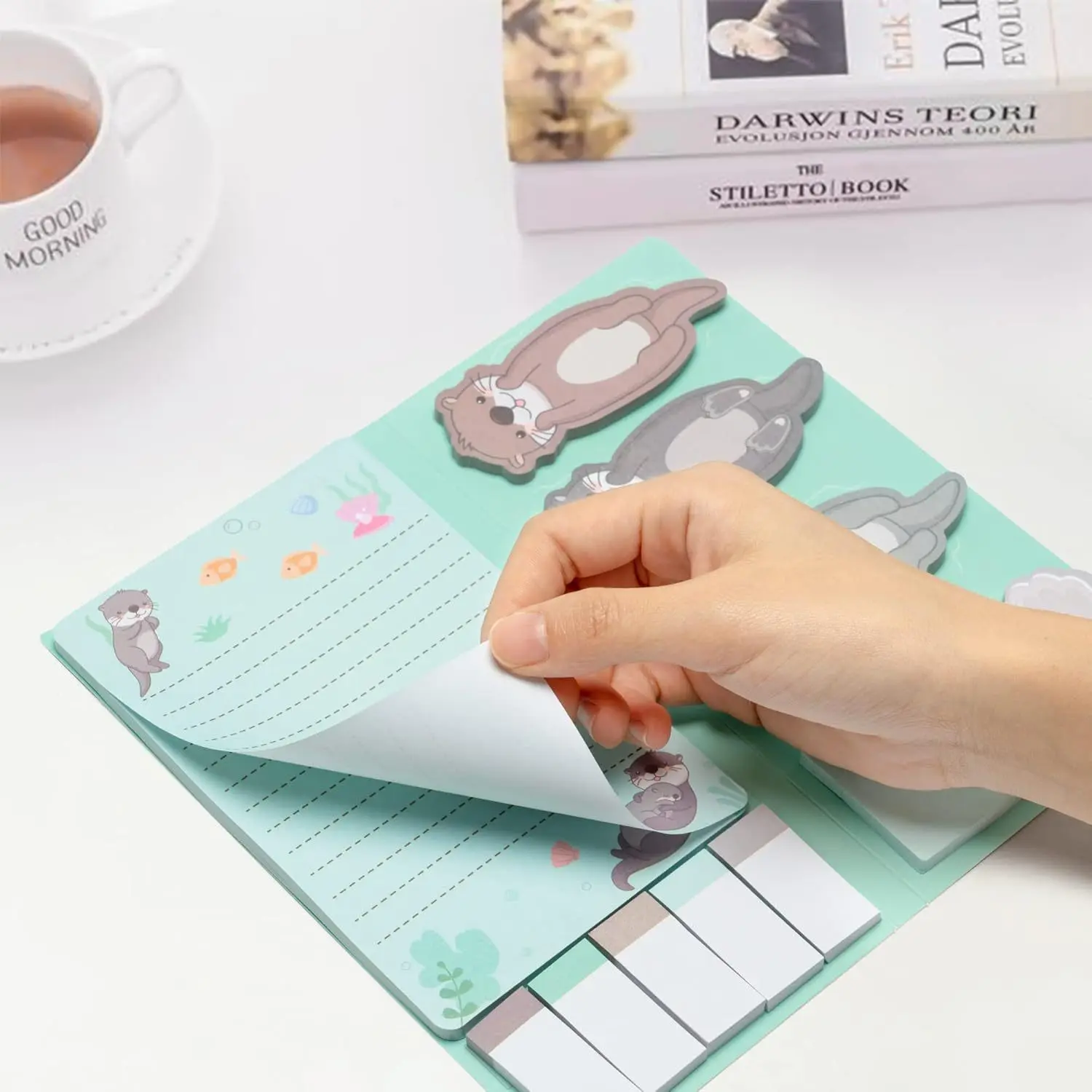 Wholesale Customizable cartoon animal combination sticky notes Manufacturers, Supplier