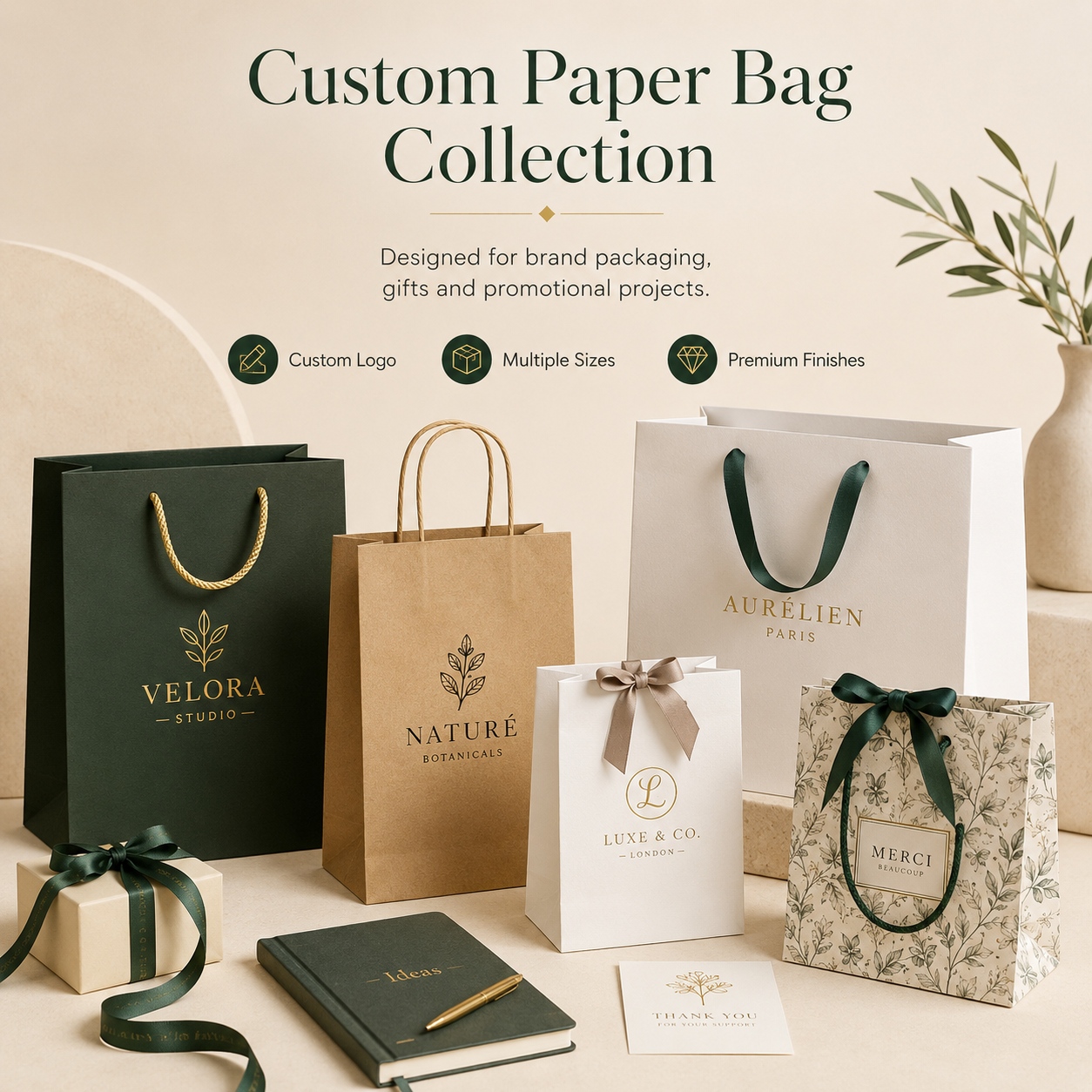 Custom Paper Bag Collection