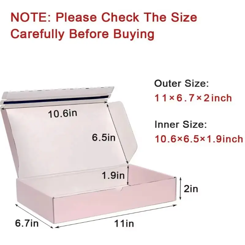 Custom Color Printed Folding Zipper Double-sided Adhesive Tear-off Paper Box