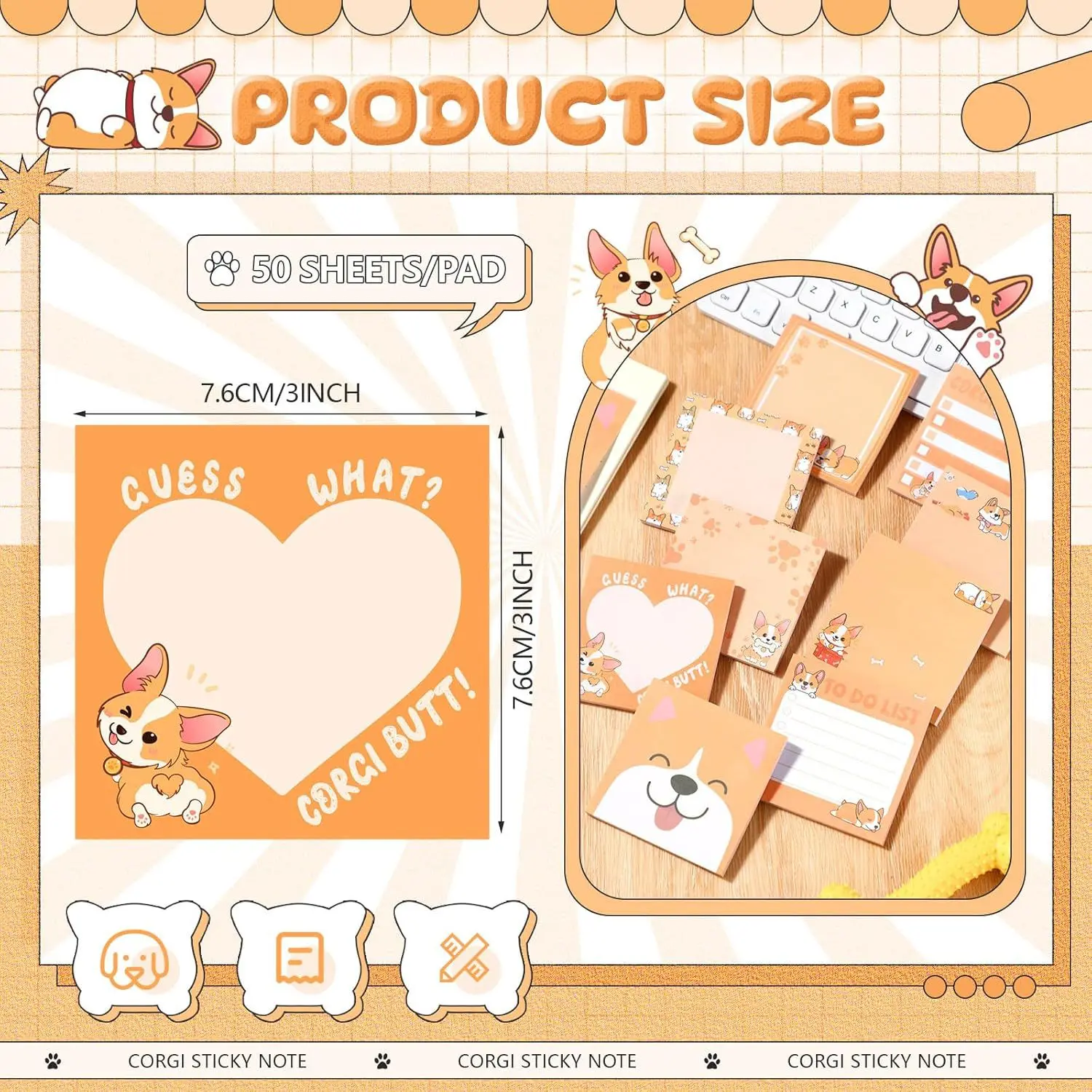Custom Custom-made animal sticky notepads with strong adhesive properties Supplier, Factory