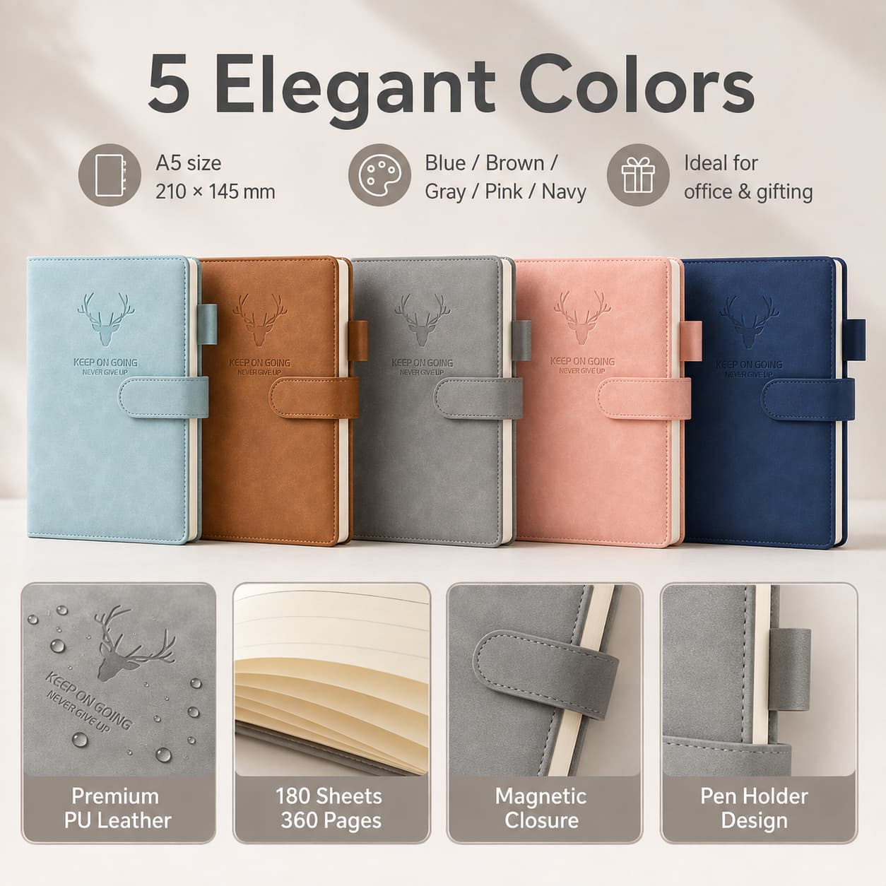 Five Elegant Colors