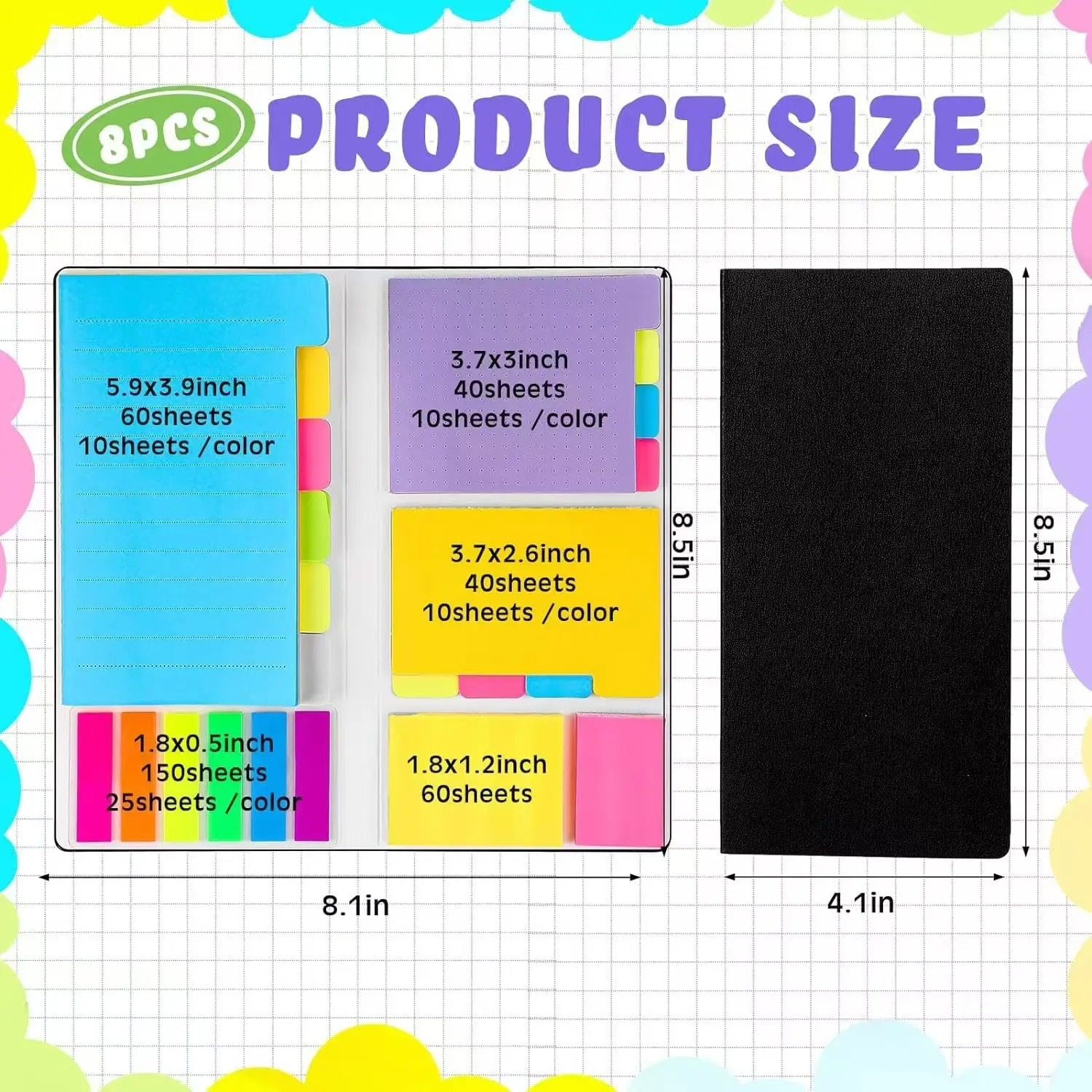 Custom Sticky Notebook Combo Set Supplier, Factory