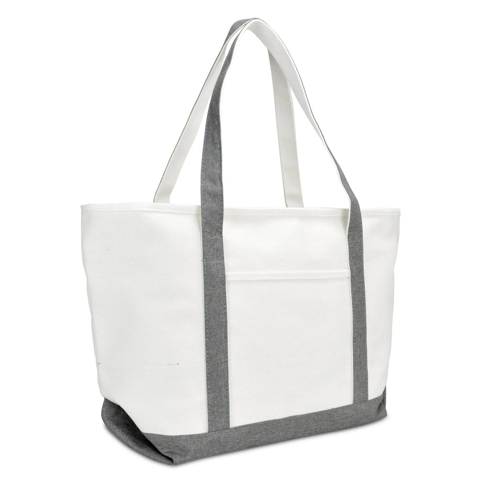 Wholesale Long Handle Eco-Friendly Durable Cotton Canvas Tote Shopping Bag Manufacturers, Supplier