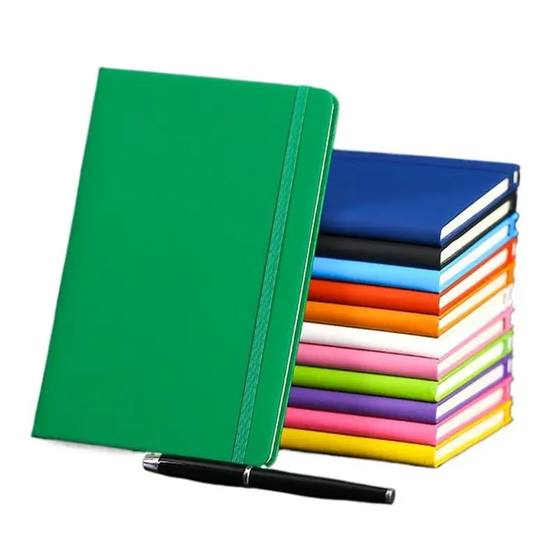 Custom High Quality Custom LOGO PU Notebook A5 Manufacturers, Suppliers
