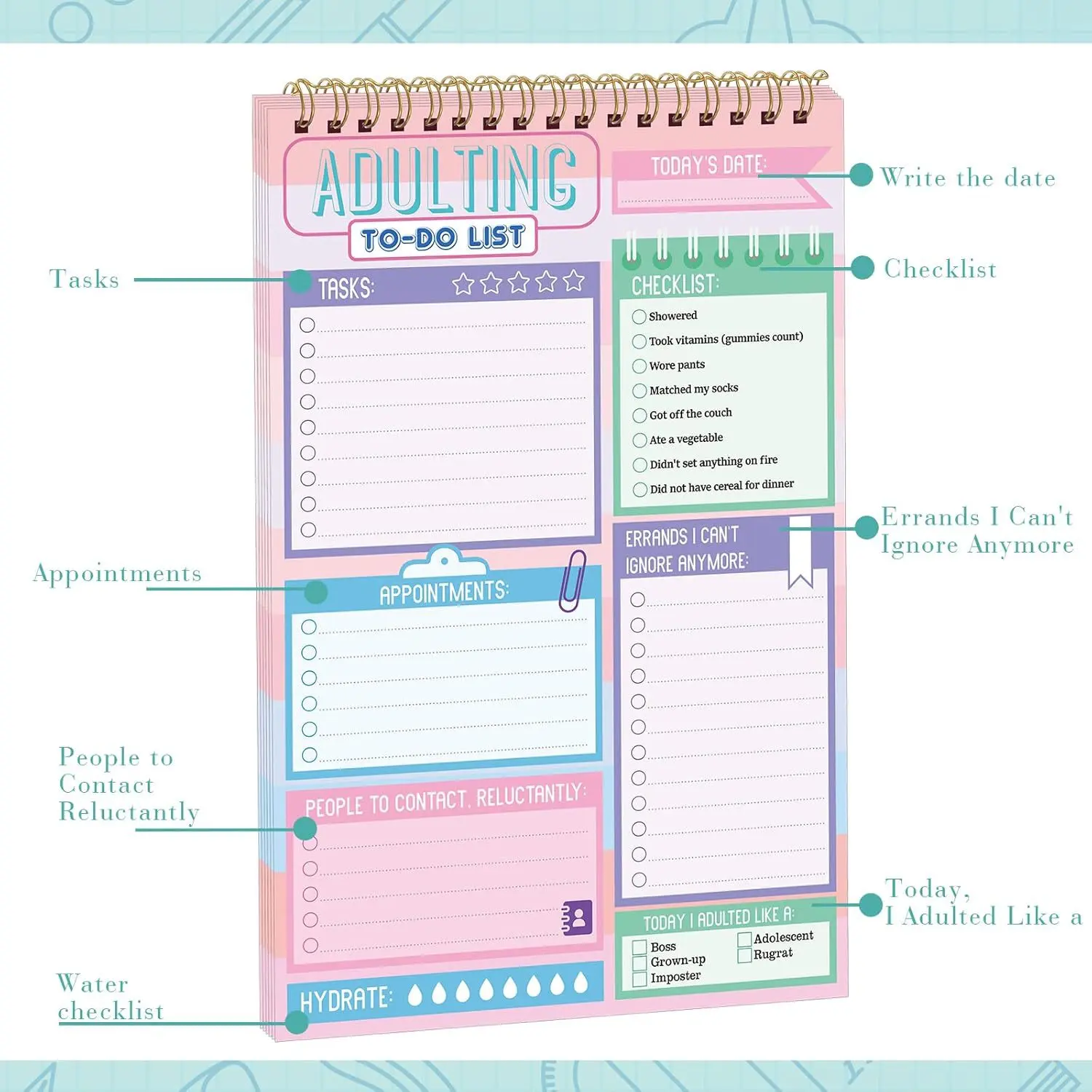 Custom High-quality Aesthetically Pleasing A5-sized colored Spiral Notebook Manufacturers, Supplier