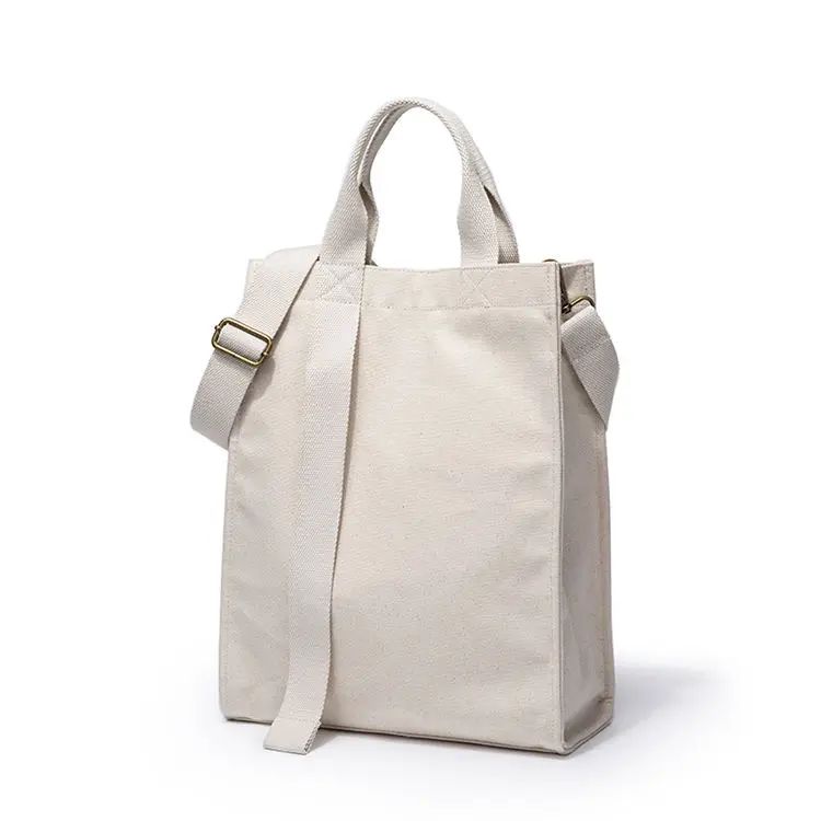 Custom Print Cotton Fashion Messenger Tote Small Square Bag