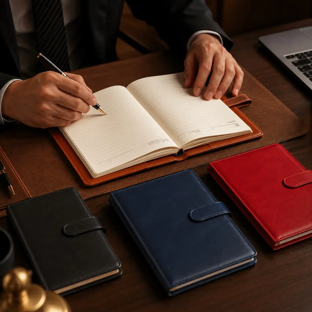 China Custom A5 / B5 Smooth PU Strap Closure Notebook | 80g Paper Manufacturer, Factory
