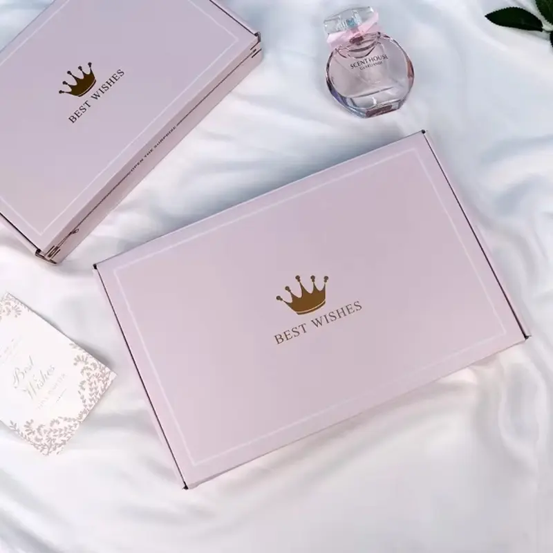 Custom Color Printed Folding Zipper Double-sided Adhesive Tear-off Paper Box