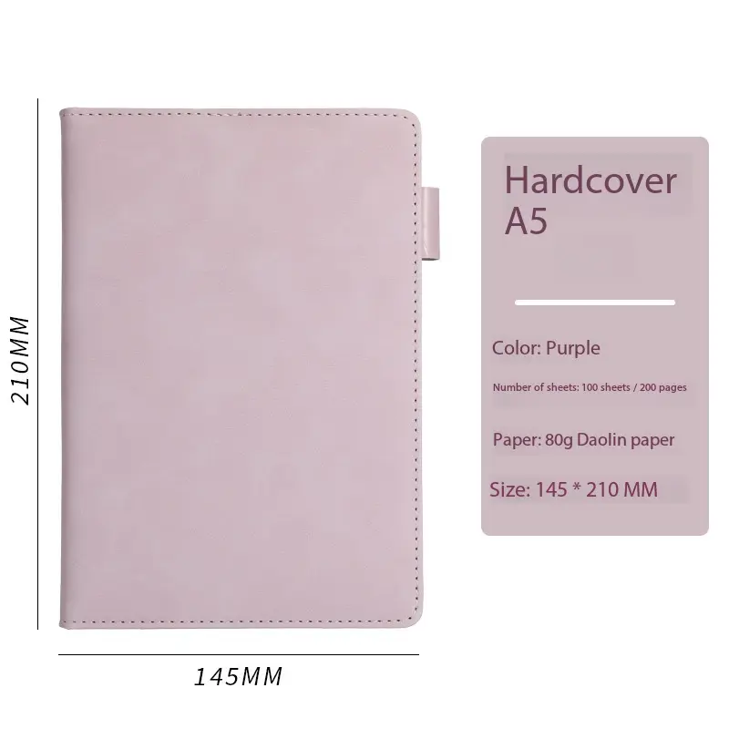 Custom Engraved thickened business-style A5 notebook Manufacturers, Suppliers