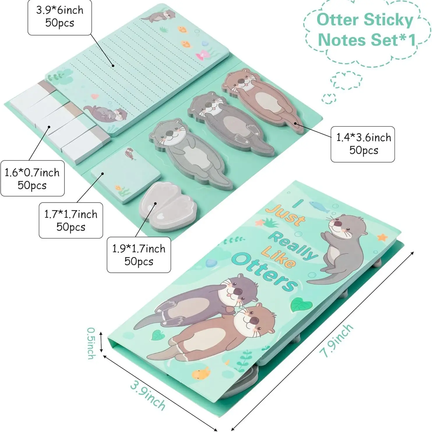 Wholesale Customizable cartoon animal combination sticky notes Manufacturers, Supplier