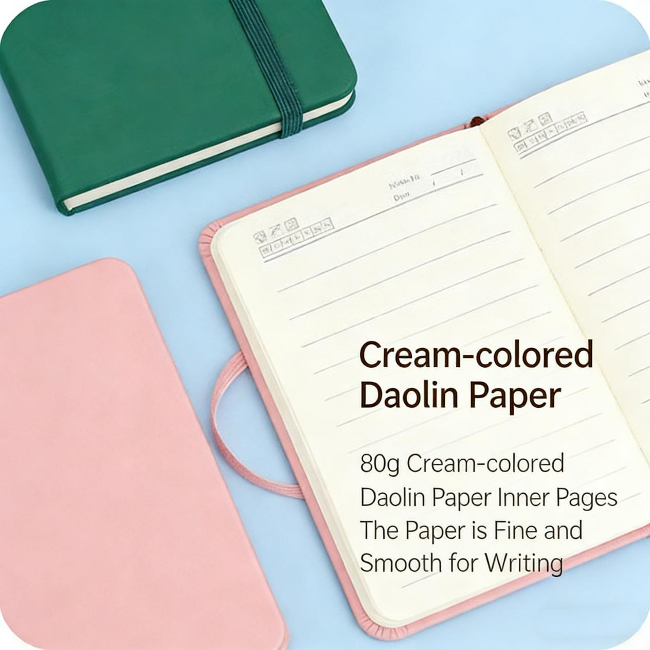 80gsm Cream-Colored Dowling Paper, Fine Texture, Smooth Writing