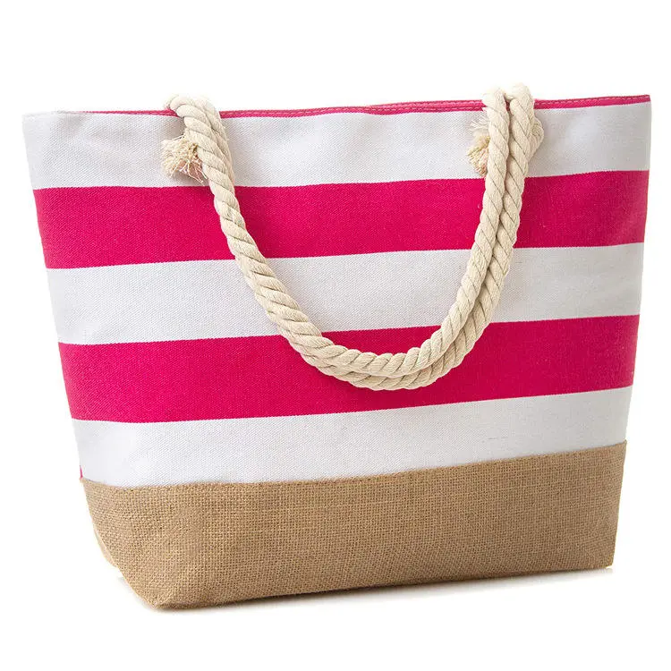 Custom Waterproof Top Zipper Closure Large Canvas Travel Shoulder Handbag Supplier, Factory