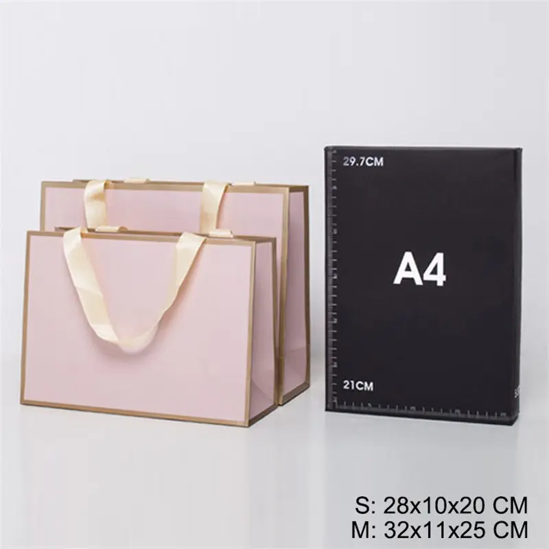 Wholesale Recyclable Large Luxury Jewelry Shopping Bags With Ribbon Handle Manufacturer, Factory