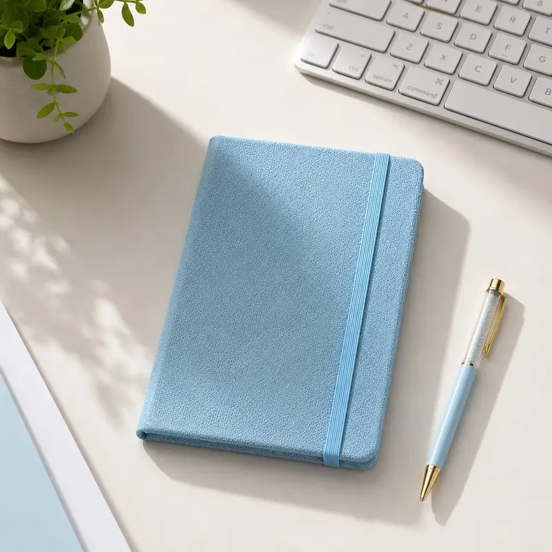 Custom Fabric Hardcover Notebook with Logo
