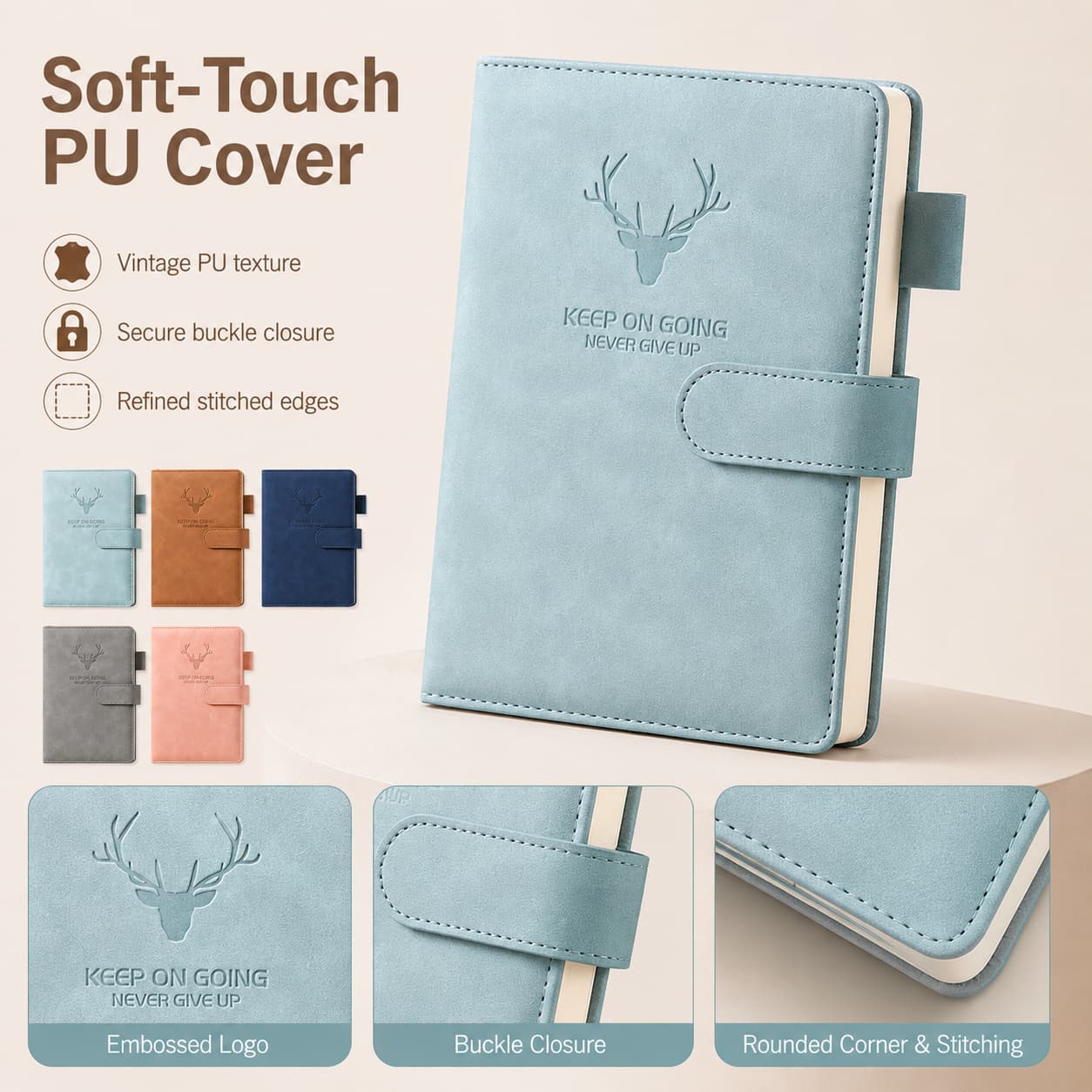 Soft-Touch PU Cover