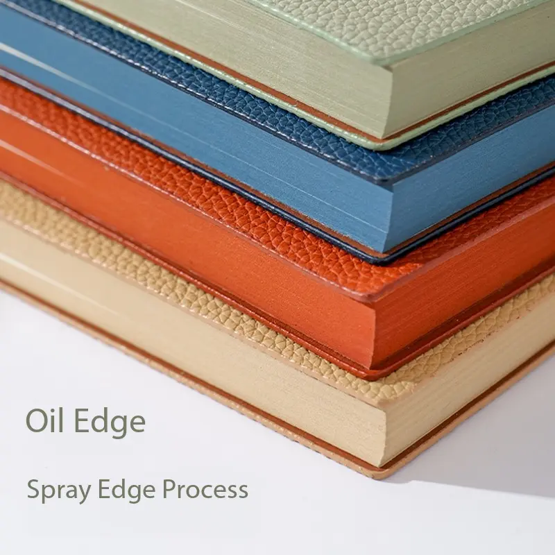 China A5 lychee-textured simple soft leather notebook Manufacturer, Supplier
