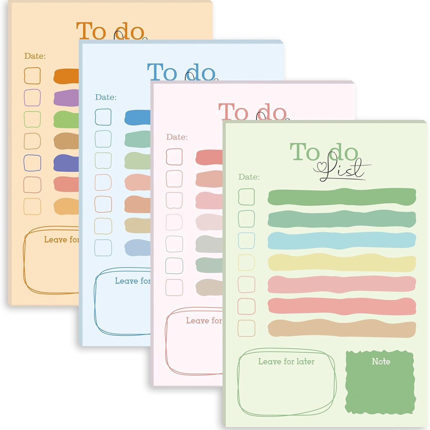 Customized colorful rainbow creative sticky notes