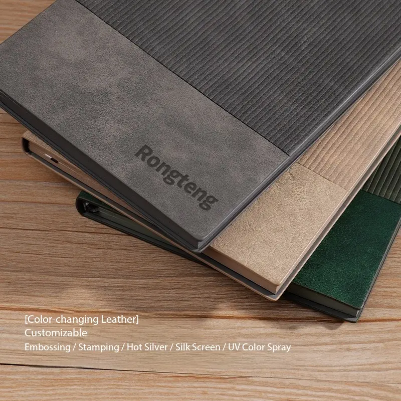 Wholesale Simple and stylish soft leather notebook logo can be printed Factories, Factory