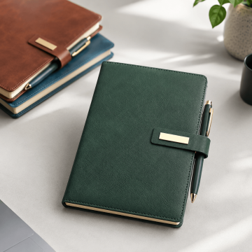 Custom A5 PU Leather Business Notebook