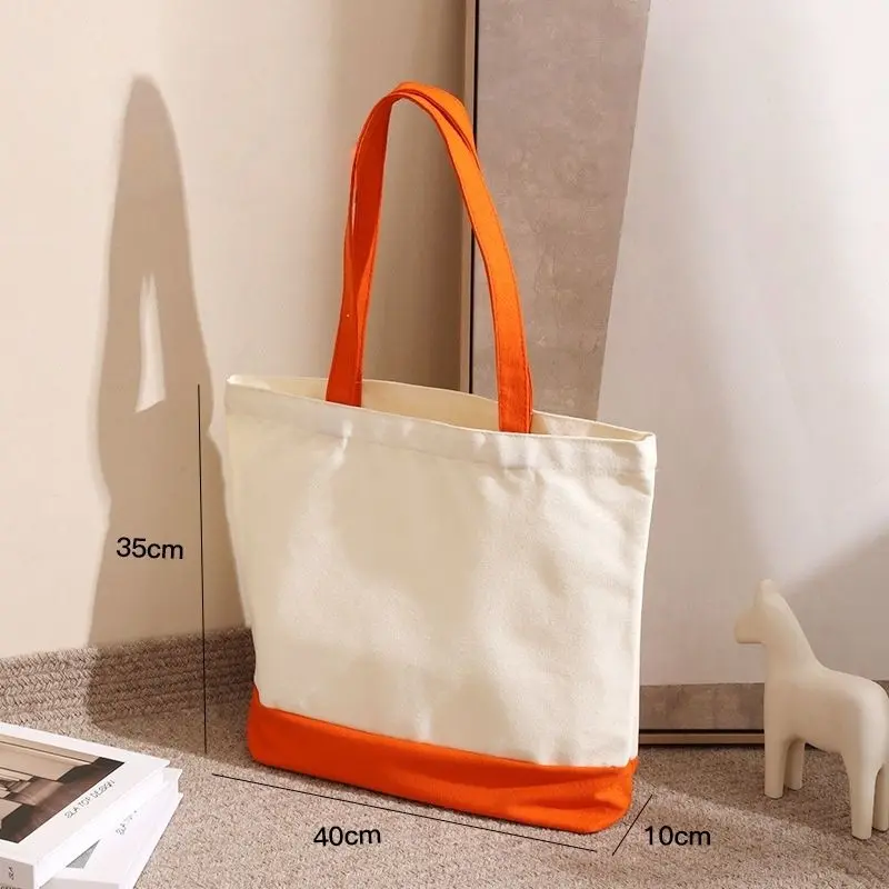 Custom 12oz Thick Reusable Blank Multi-purpose Canvas Shopping Grocery Travel Clothing Storage Bag Suppliers, Factories